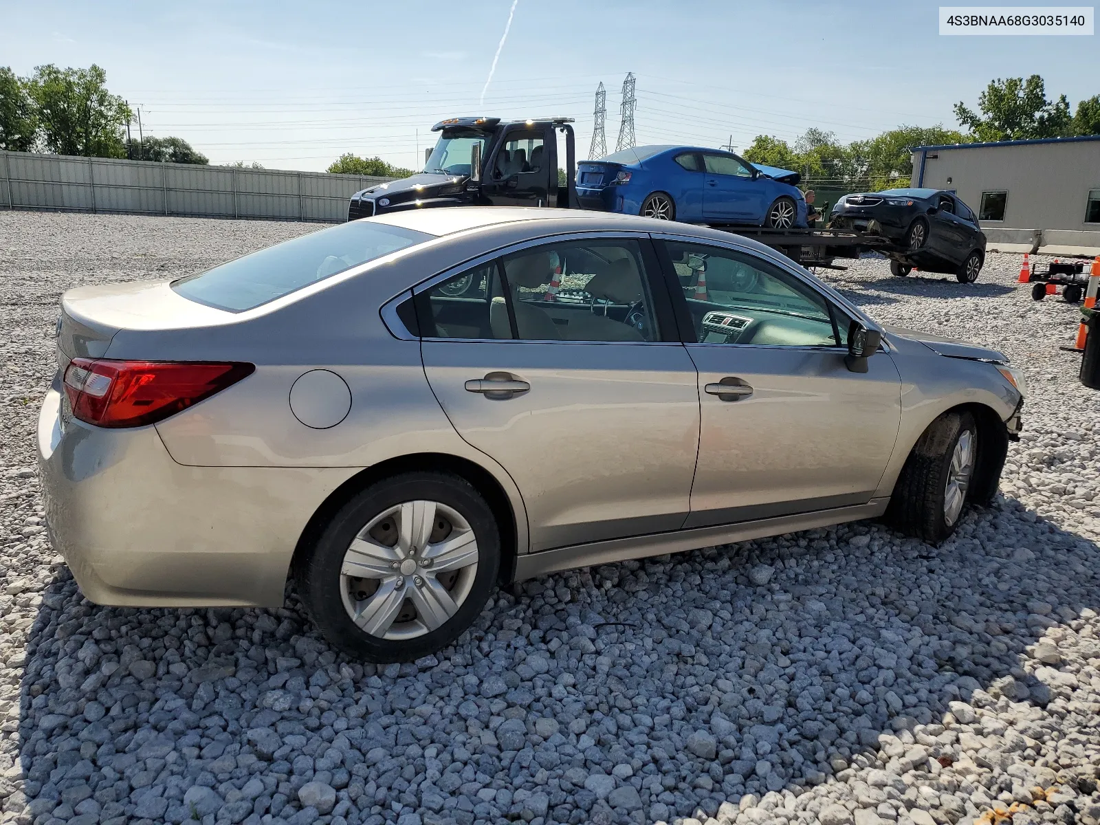 2016 Subaru Legacy 2.5I VIN: 4S3BNAA68G3035140 Lot: 61720544