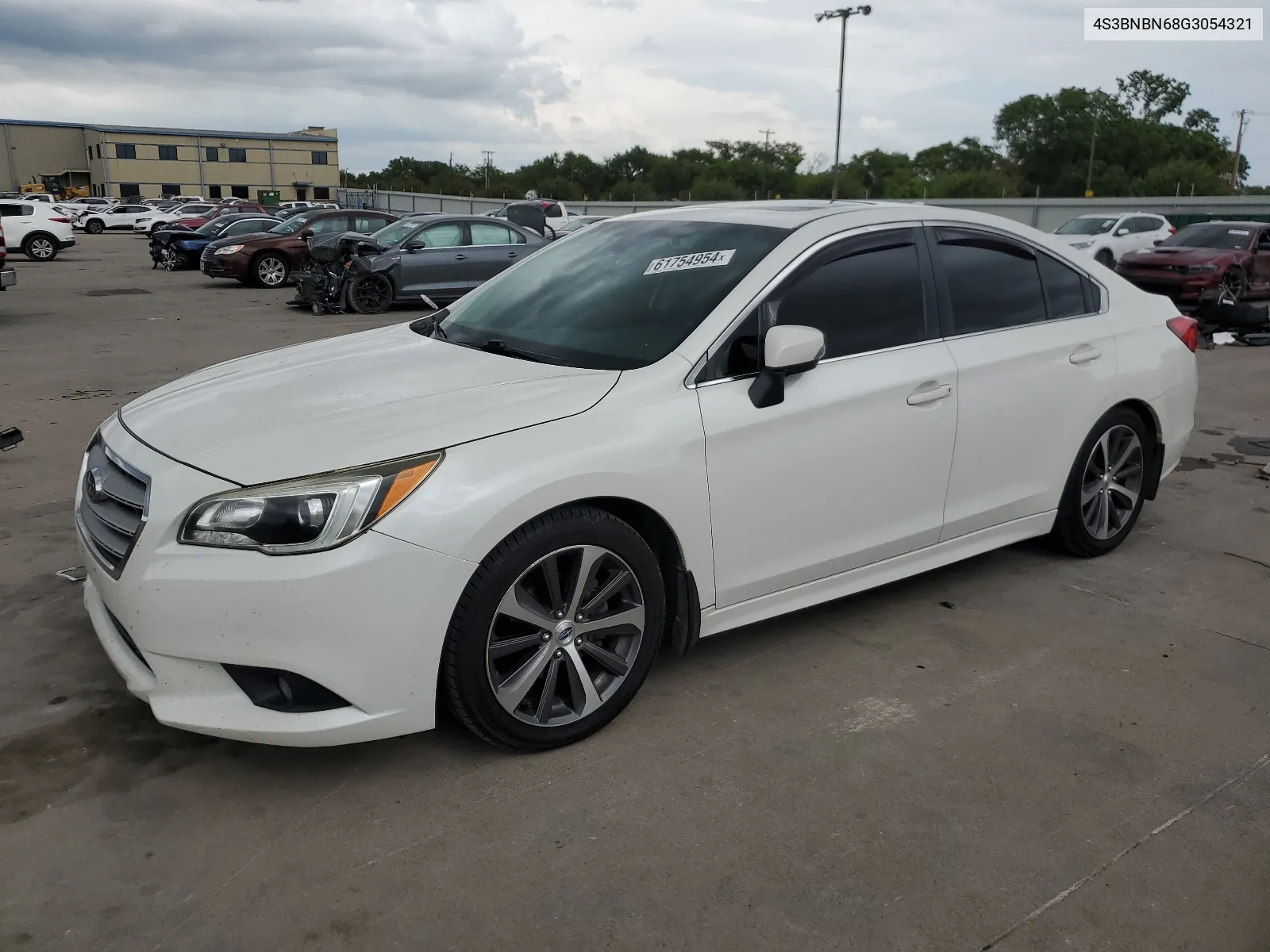 2016 Subaru Legacy 2.5I Limited VIN: 4S3BNBN68G3054321 Lot: 61754954