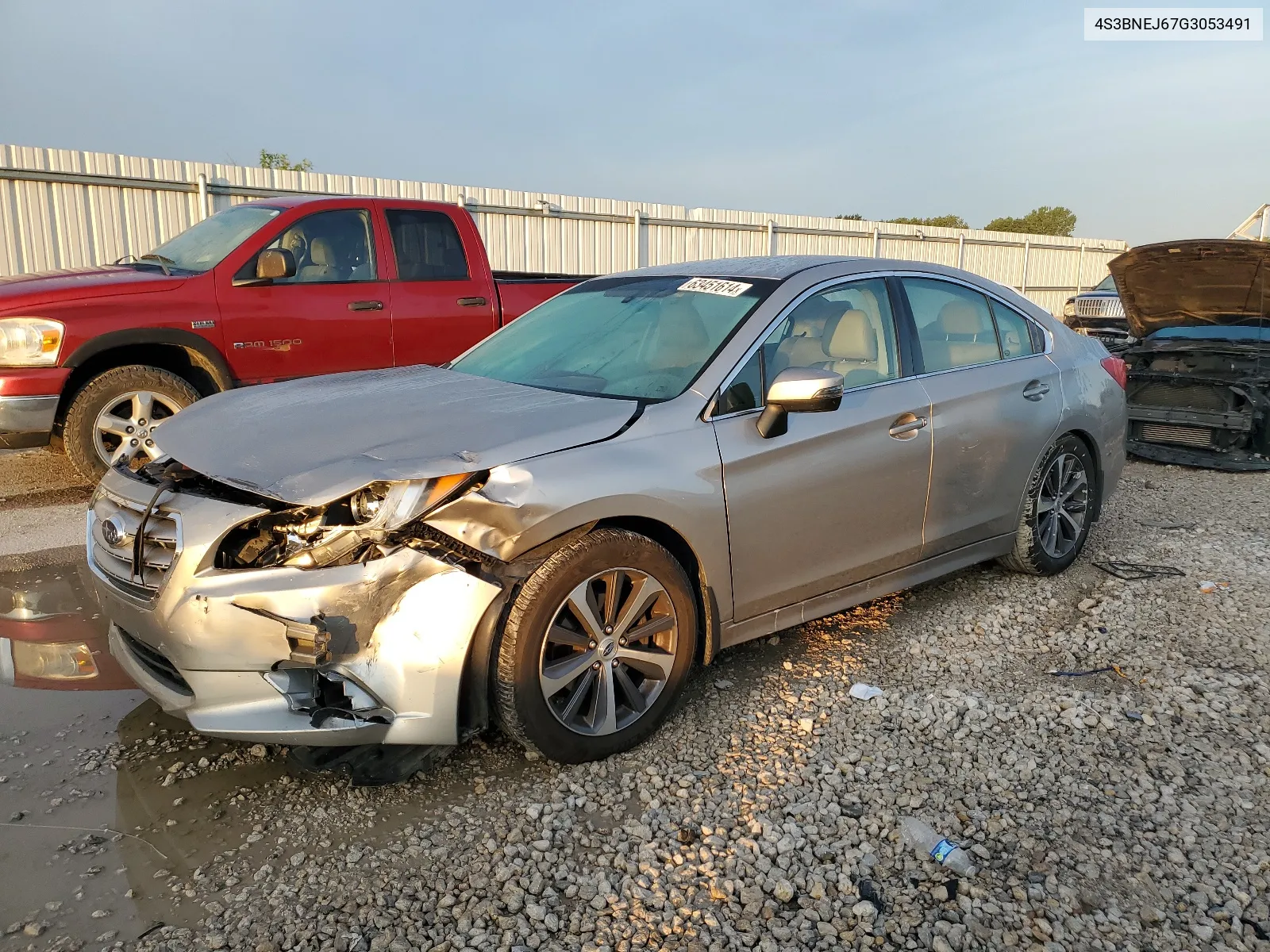 2016 Subaru Legacy 3.6R Limited VIN: 4S3BNEJ67G3053491 Lot: 63451614