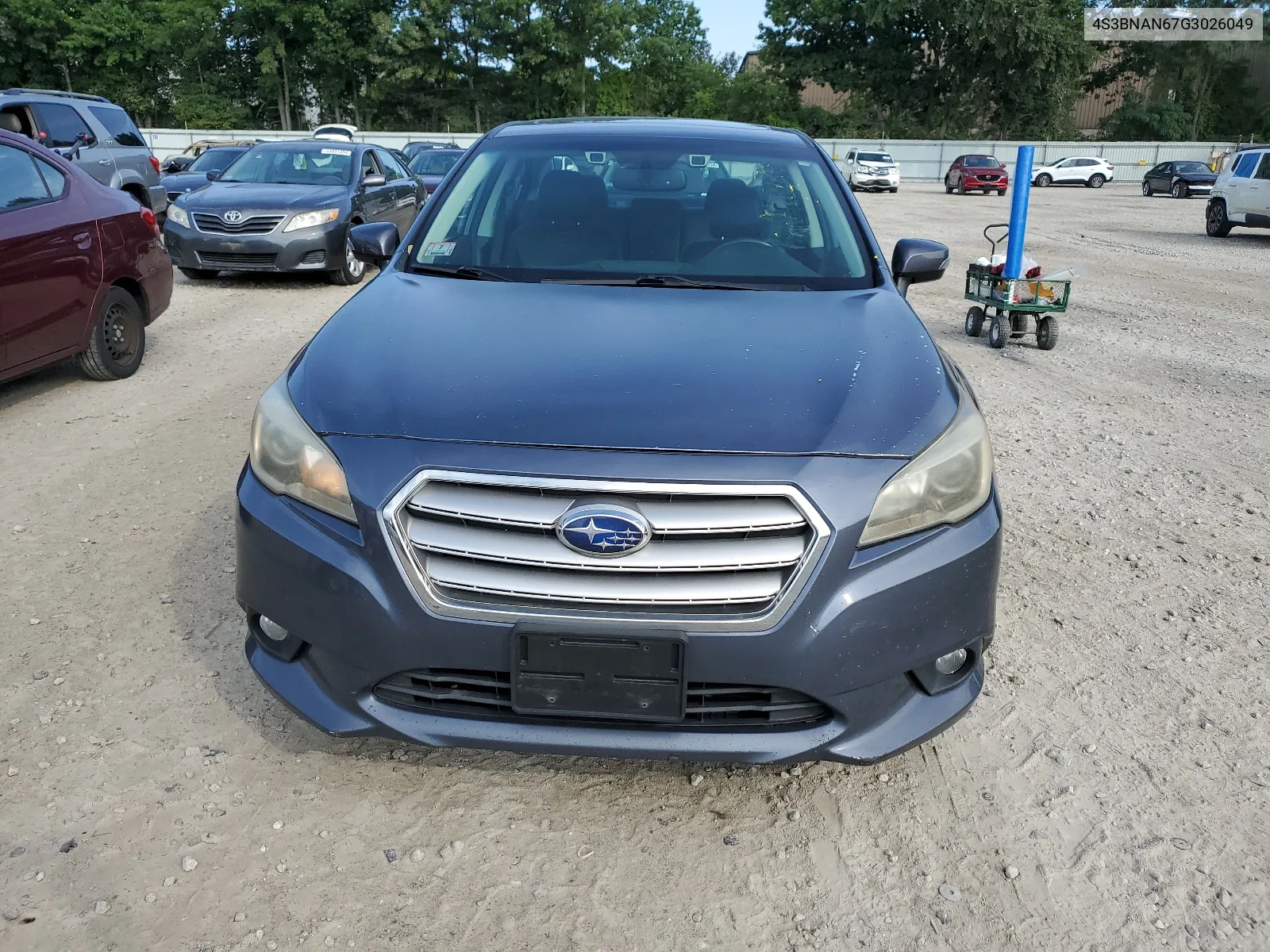 2016 Subaru Legacy 2.5I Limited VIN: 4S3BNAN67G3026049 Lot: 63566594