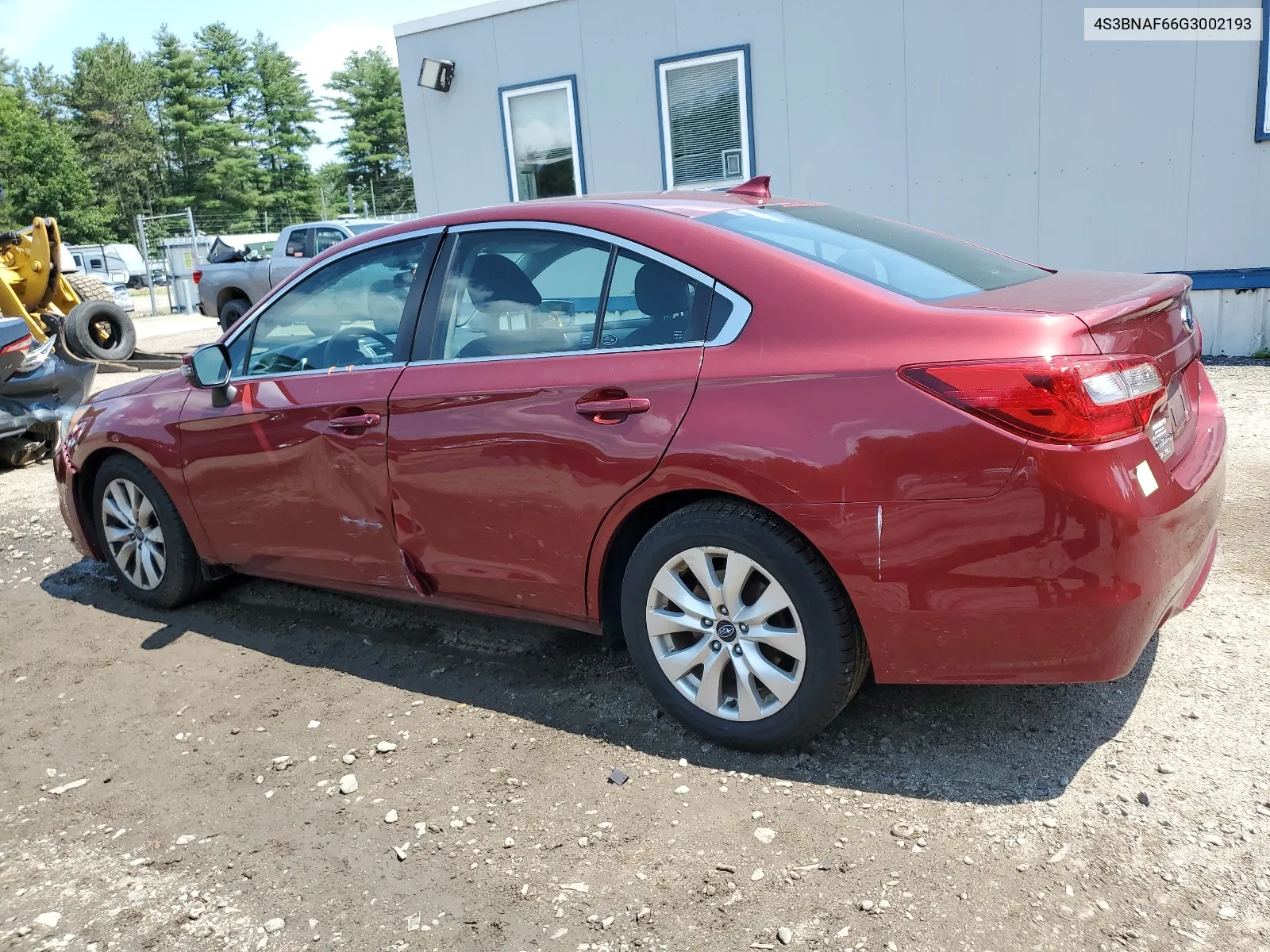 2016 Subaru Legacy 2.5I Premium VIN: 4S3BNAF66G3002193 Lot: 63593984