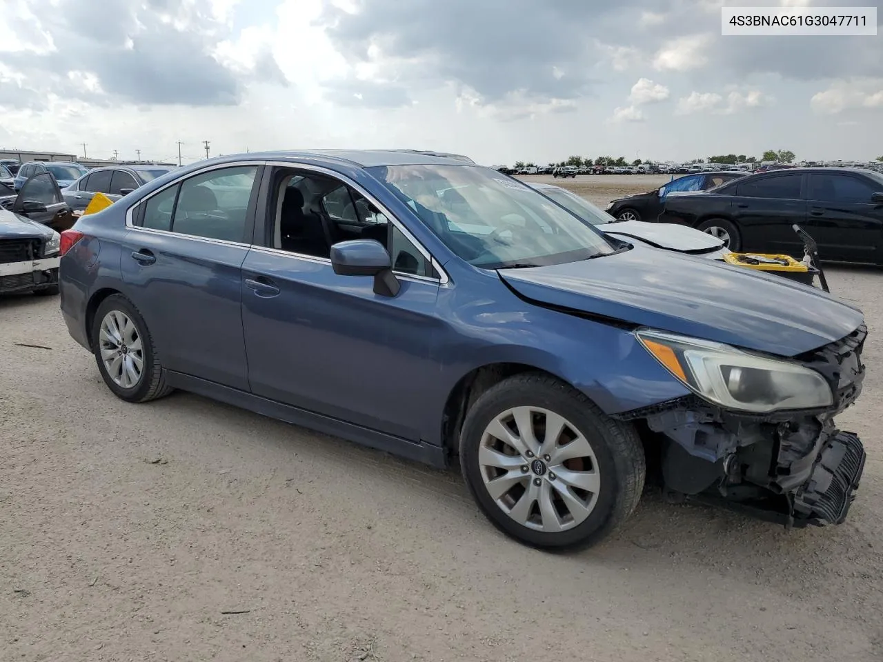 2016 Subaru Legacy 2.5I Premium VIN: 4S3BNAC61G3047711 Lot: 64244684