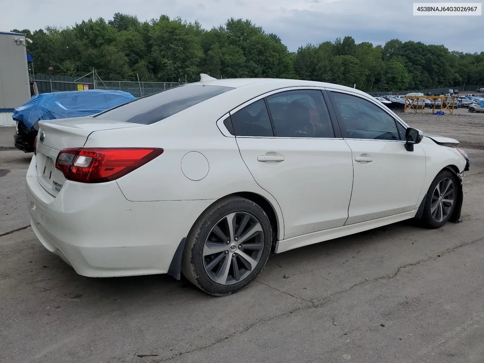 2016 Subaru Legacy 2.5I Limited VIN: 4S3BNAJ64G3026967 Lot: 64297834