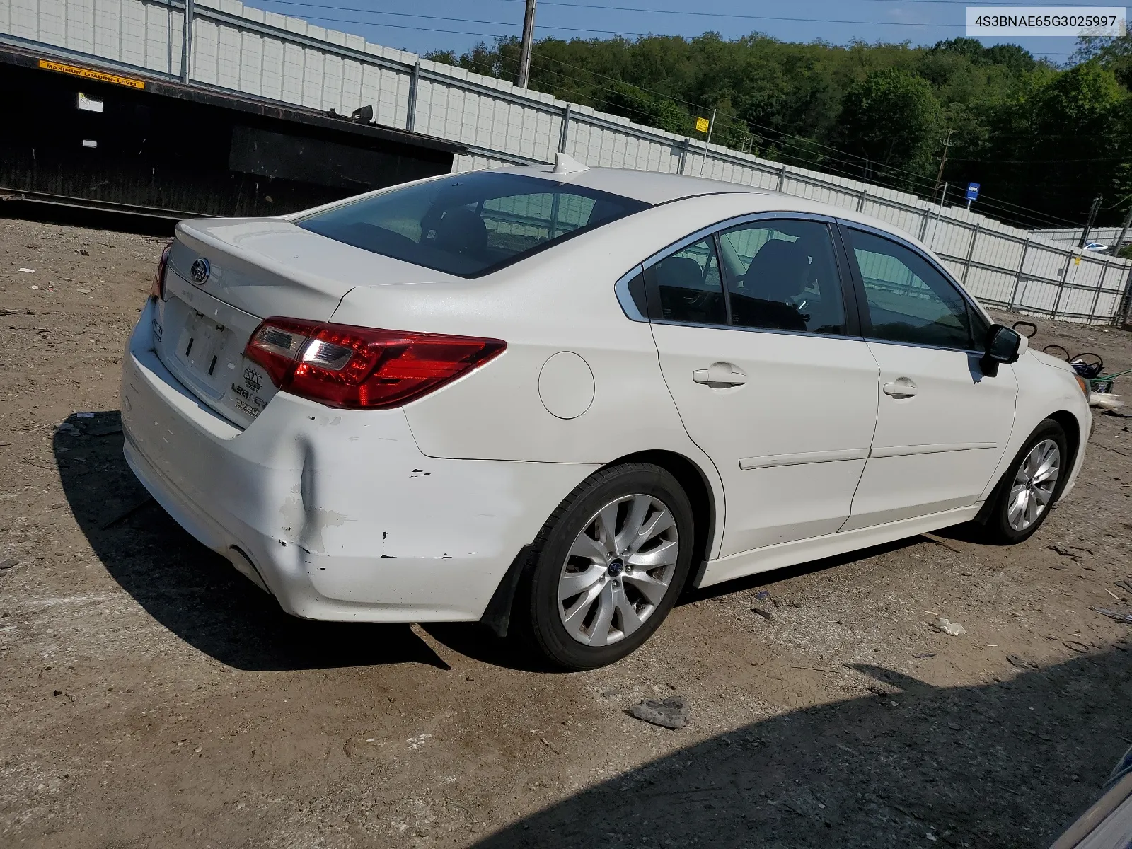 2016 Subaru Legacy 2.5I Premium VIN: 4S3BNAE65G3025997 Lot: 64665304