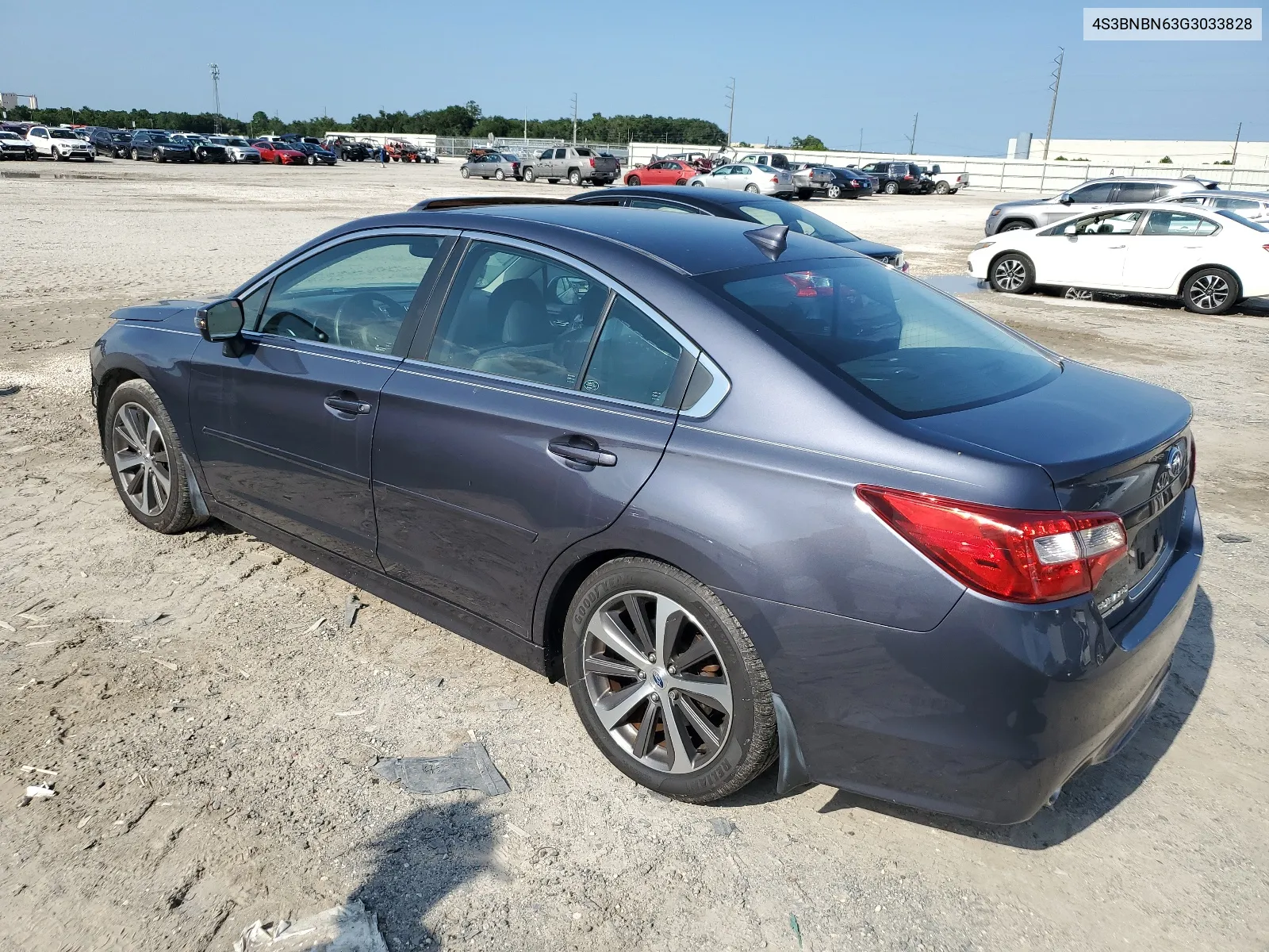 2016 Subaru Legacy 2.5I Limited VIN: 4S3BNBN63G3033828 Lot: 64950934