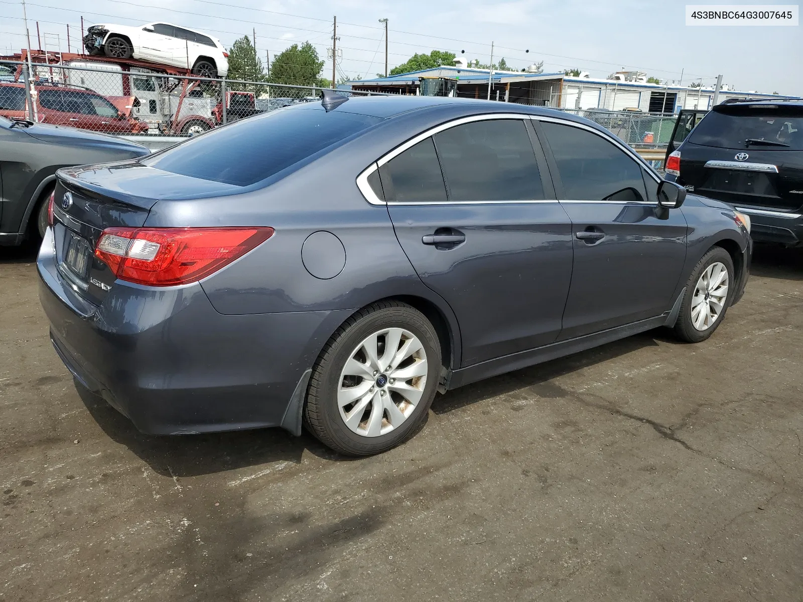 2016 Subaru Legacy 2.5I Premium VIN: 4S3BNBC64G3007645 Lot: 64958594