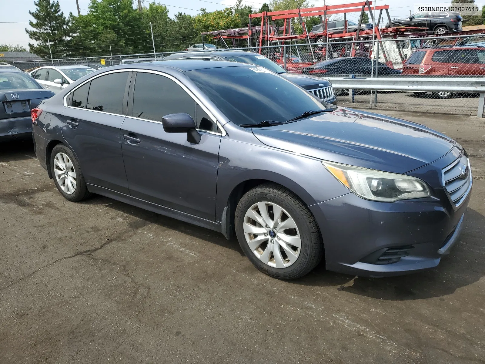 2016 Subaru Legacy 2.5I Premium VIN: 4S3BNBC64G3007645 Lot: 64958594