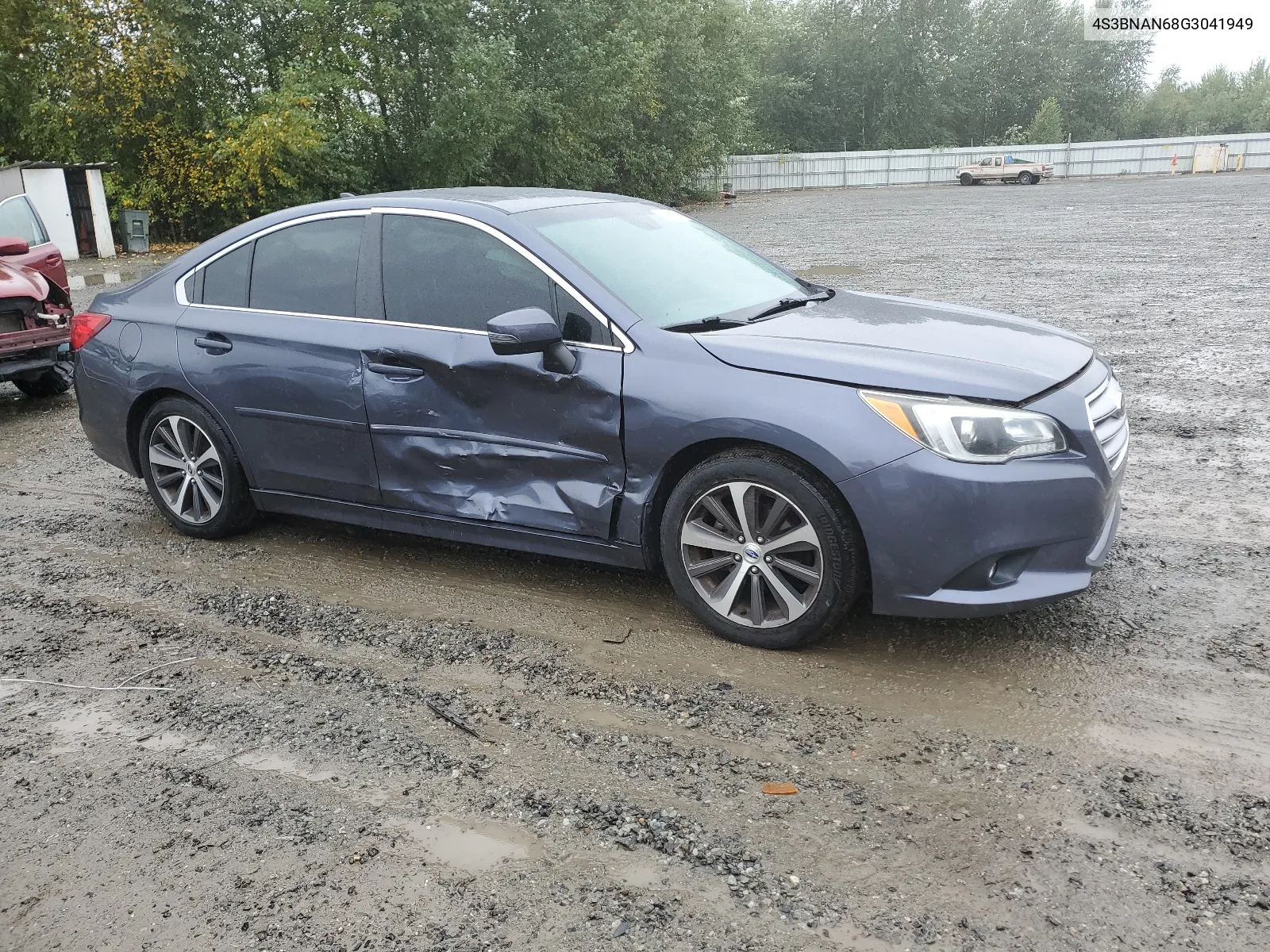 2016 Subaru Legacy 2.5I Limited VIN: 4S3BNAN68G3041949 Lot: 65176824