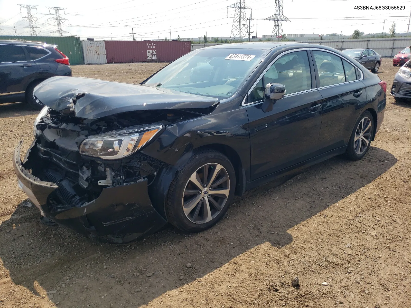 2016 Subaru Legacy 2.5I Limited VIN: 4S3BNAJ68G3055629 Lot: 65477374