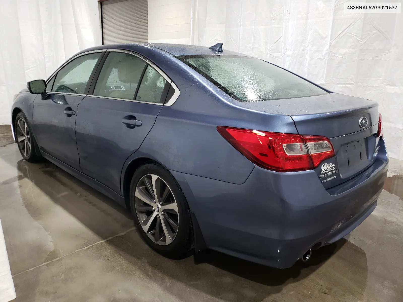 2016 Subaru Legacy 2.5I Limited VIN: 4S3BNAL62G3021537 Lot: 65747694