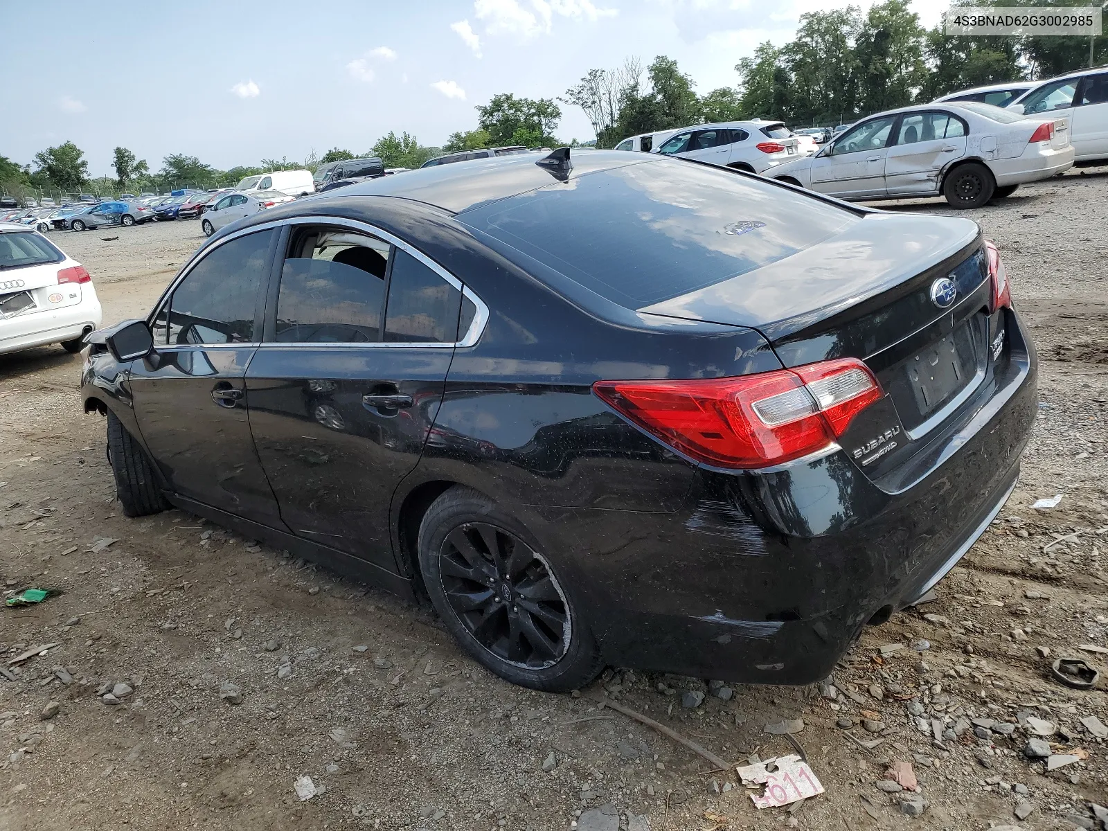 2016 Subaru Legacy 2.5I Premium VIN: 4S3BNAD62G3002985 Lot: 66183394