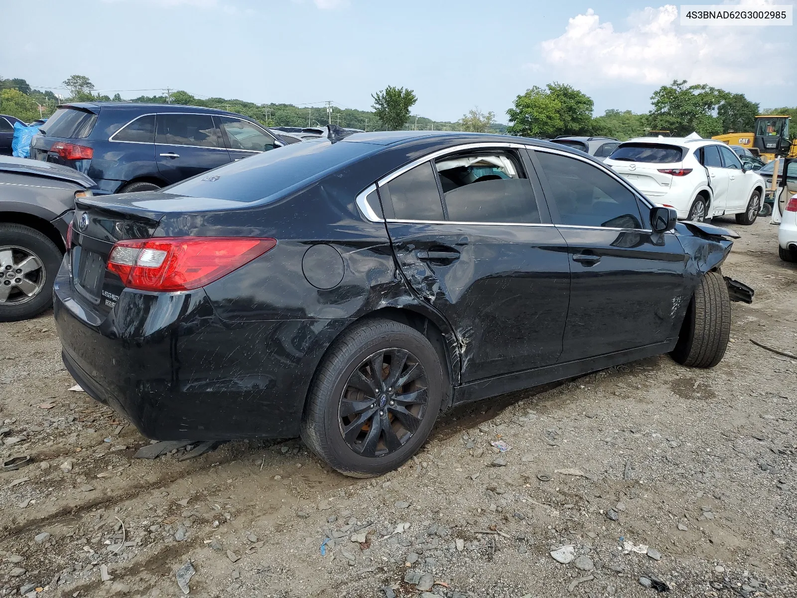 2016 Subaru Legacy 2.5I Premium VIN: 4S3BNAD62G3002985 Lot: 66183394