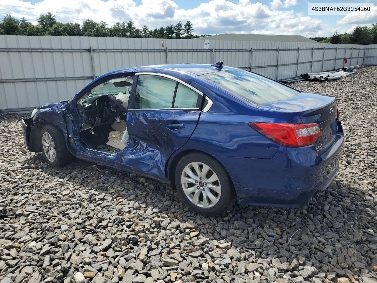 2016 Subaru Legacy 2.5I Premium VIN: 4S3BNAF62G3054260 Lot: 66497384