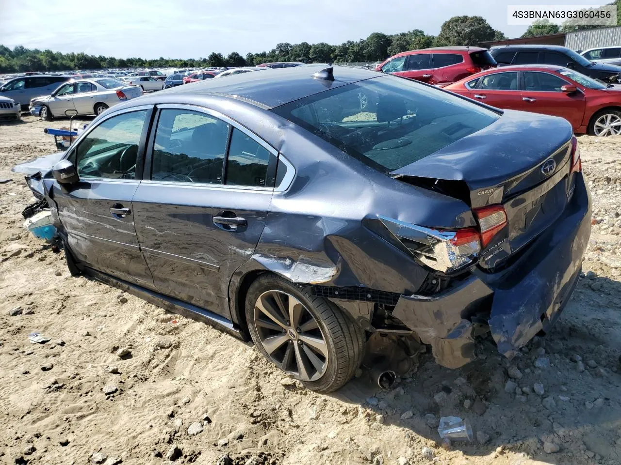 4S3BNAN63G3060456 2016 Subaru Legacy 2.5I Limited