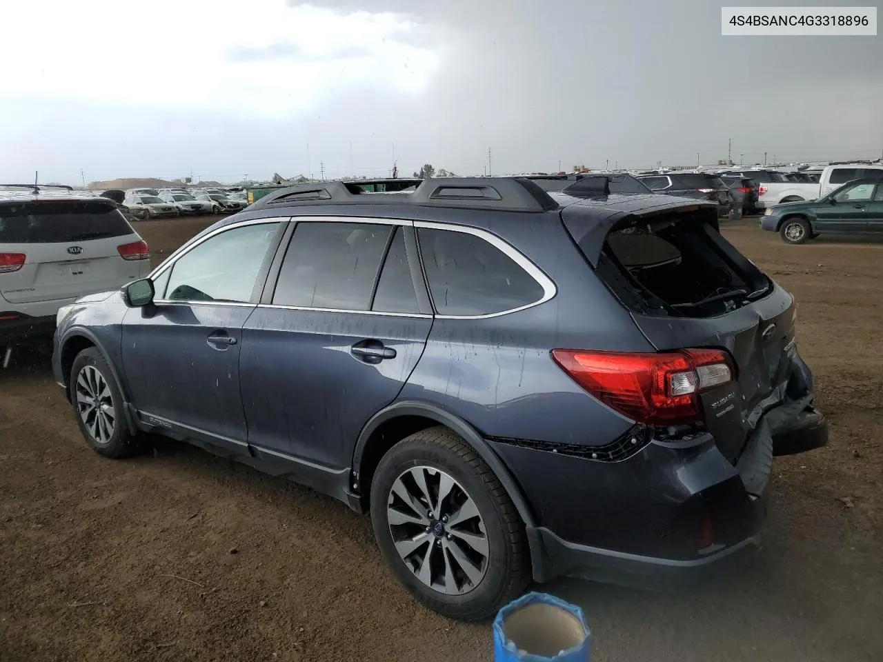 2016 Subaru Outback 2.5I Limited VIN: 4S4BSANC4G3318896 Lot: 66918264