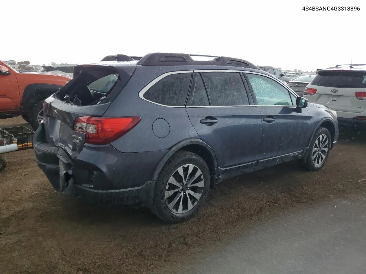 2016 Subaru Outback 2.5I Limited VIN: 4S4BSANC4G3318896 Lot: 66918264