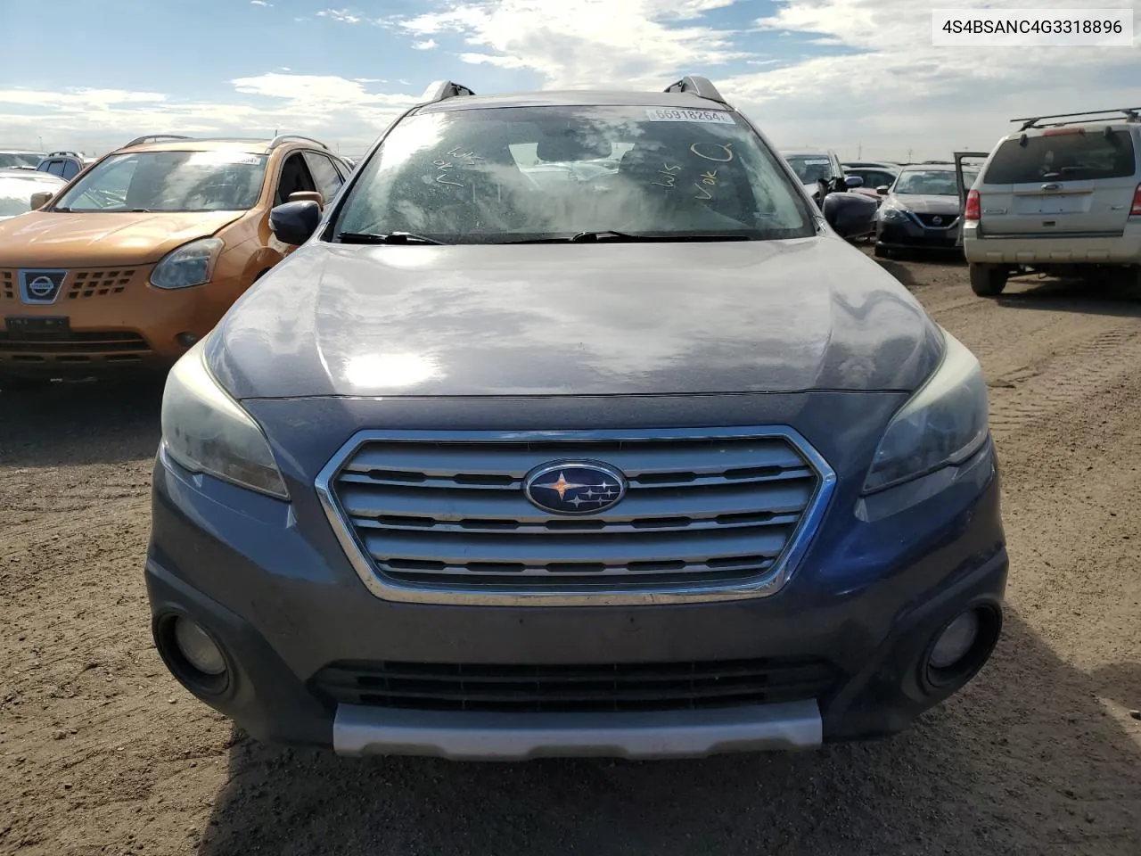 4S4BSANC4G3318896 2016 Subaru Outback 2.5I Limited