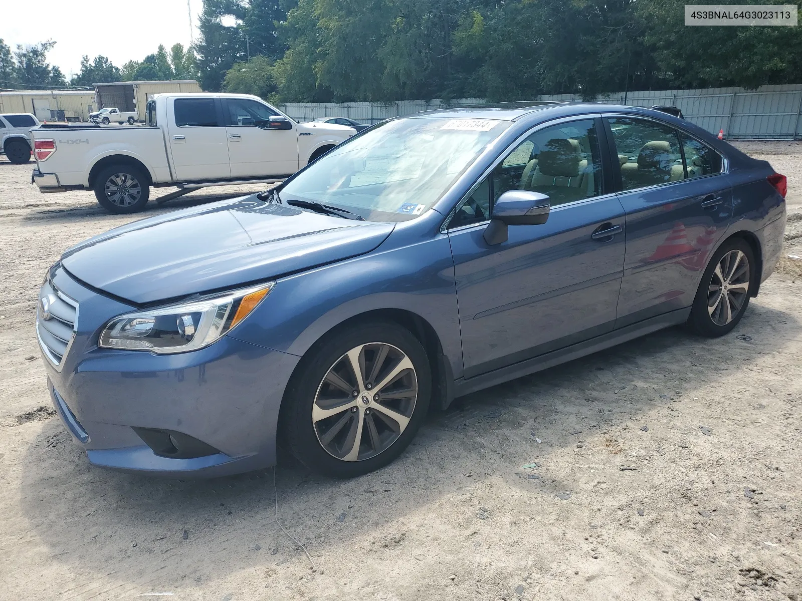 2016 Subaru Legacy 2.5I Limited VIN: 4S3BNAL64G3023113 Lot: 67017344