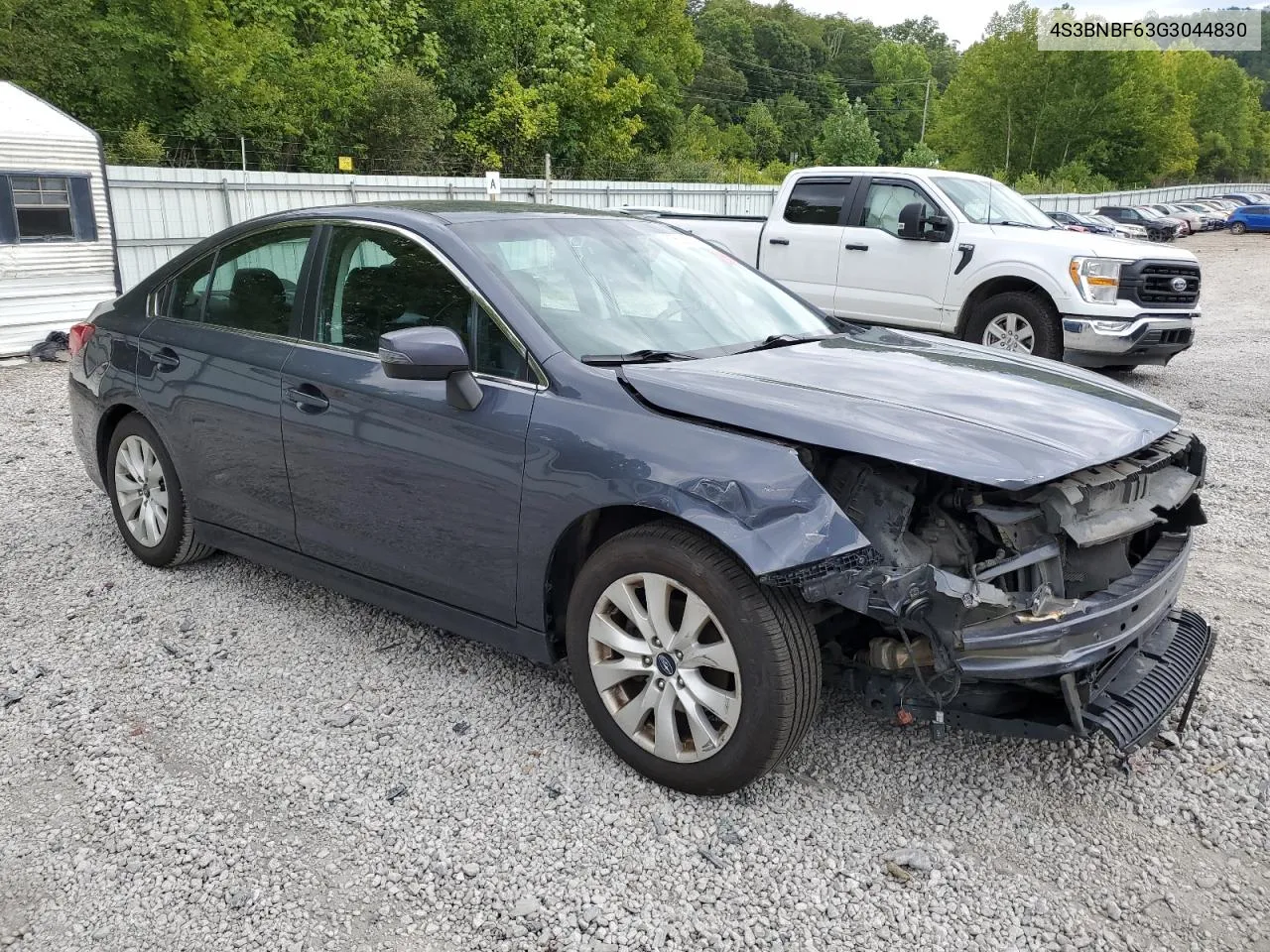 2016 Subaru Legacy 2.5I Premium VIN: 4S3BNBF63G3044830 Lot: 67623694