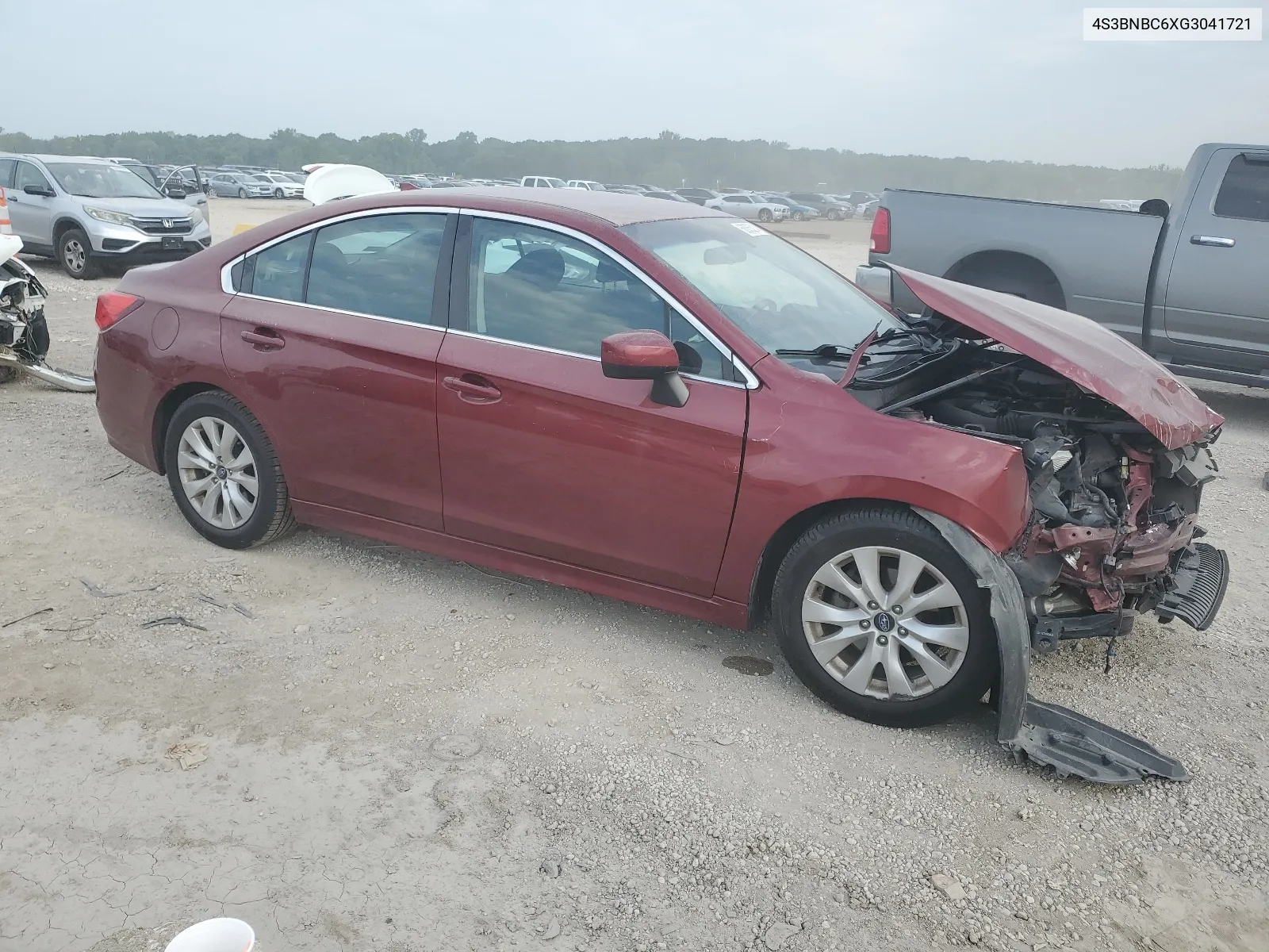 2016 Subaru Legacy 2.5I Premium VIN: 4S3BNBC6XG3041721 Lot: 68055214