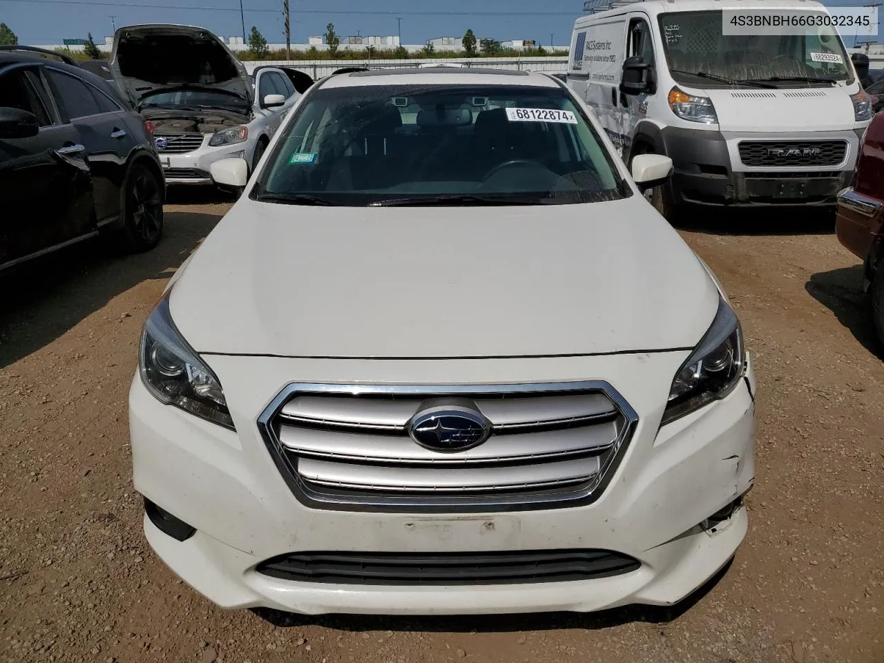 2016 Subaru Legacy 2.5I Premium VIN: 4S3BNBH66G3032345 Lot: 68122874