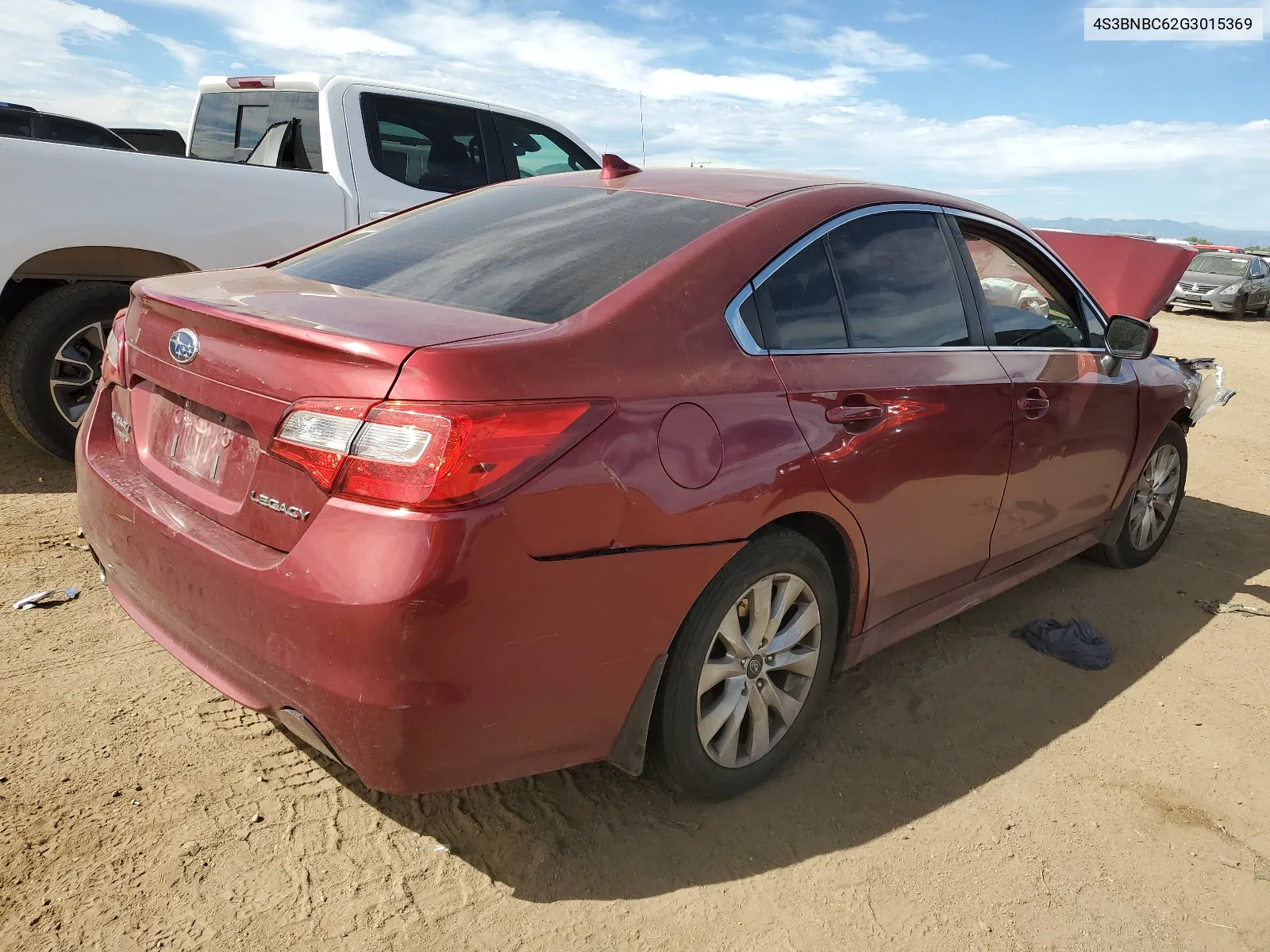 2016 Subaru Legacy 2.5I Premium VIN: 4S3BNBC62G3015369 Lot: 68150754