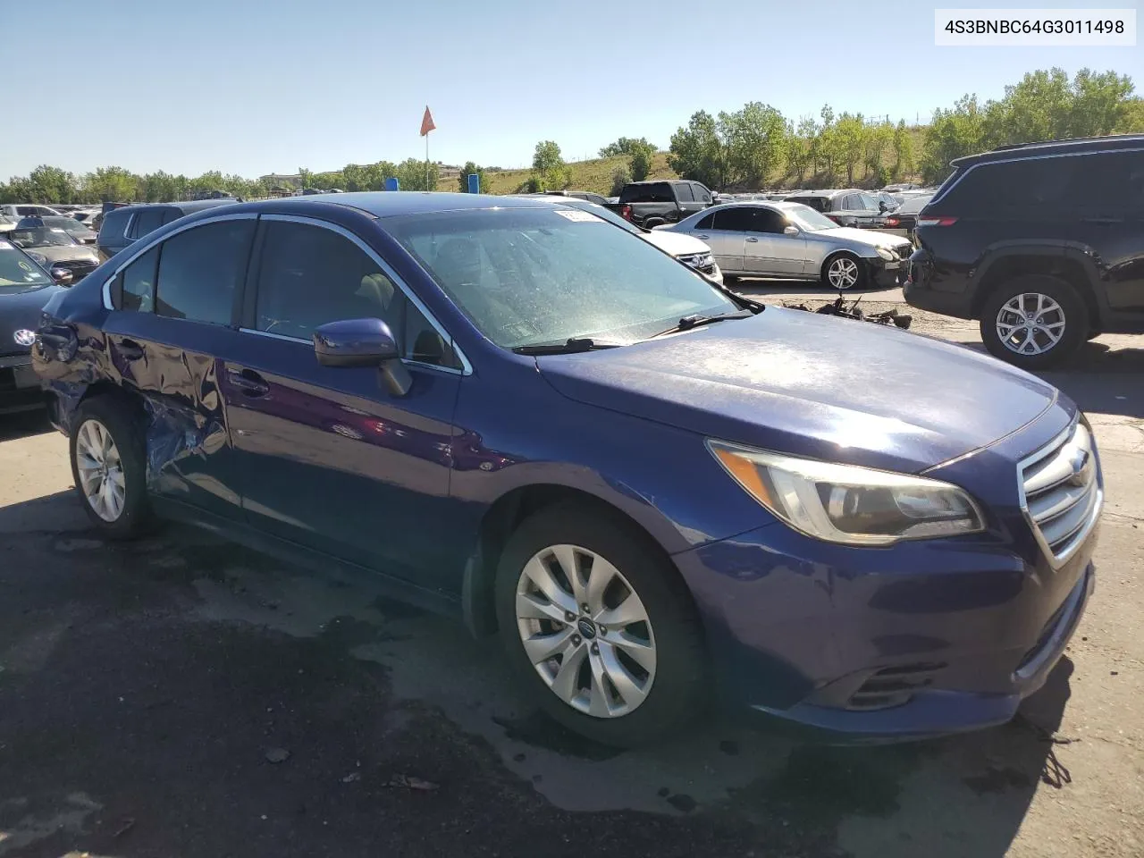 2016 Subaru Legacy 2.5I Premium VIN: 4S3BNBC64G3011498 Lot: 68700564