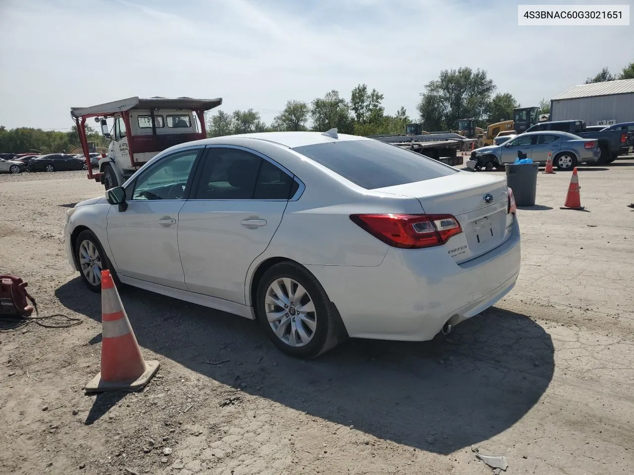 2016 Subaru Legacy 2.5I Premium VIN: 4S3BNAC60G3021651 Lot: 68891234