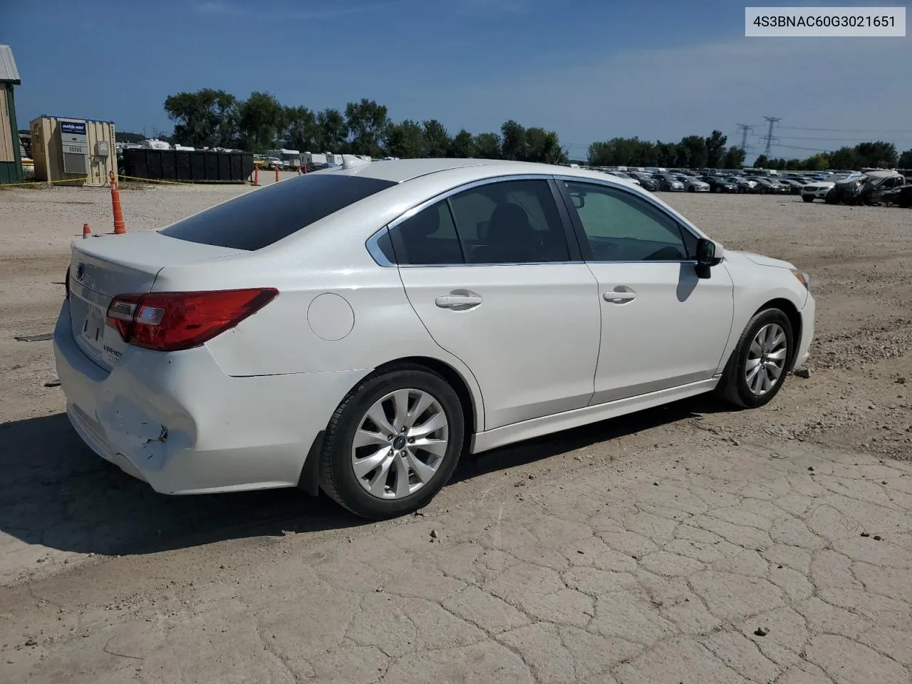 2016 Subaru Legacy 2.5I Premium VIN: 4S3BNAC60G3021651 Lot: 68891234