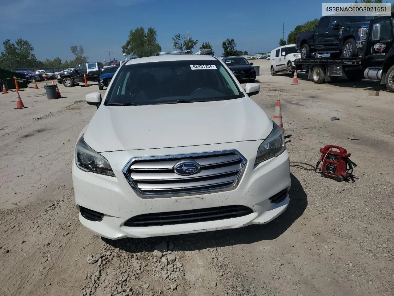 2016 Subaru Legacy 2.5I Premium VIN: 4S3BNAC60G3021651 Lot: 68891234