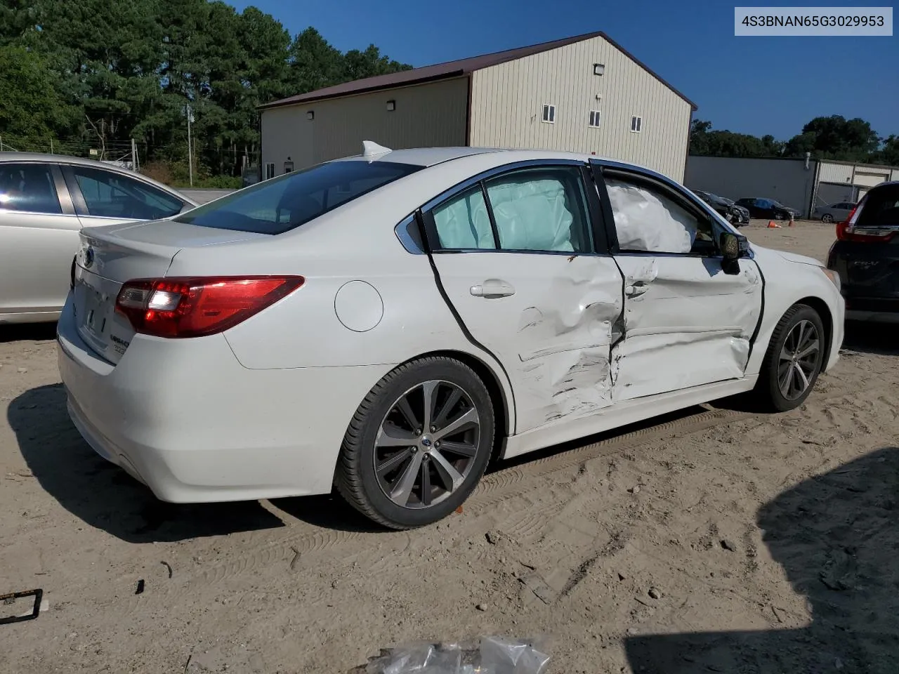 4S3BNAN65G3029953 2016 Subaru Legacy 2.5I Limited