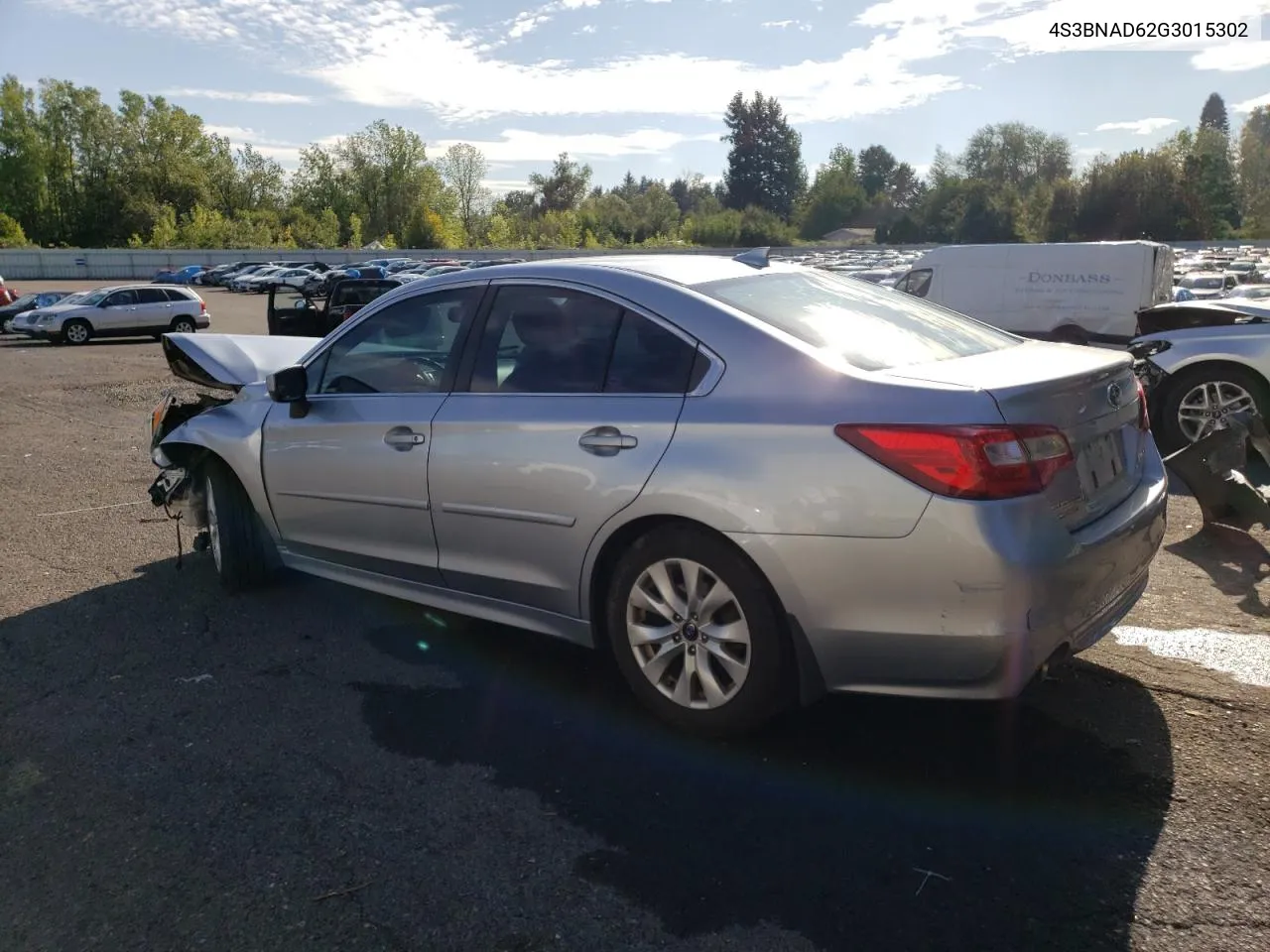 2016 Subaru Legacy 2.5I Premium VIN: 4S3BNAD62G3015302 Lot: 69161704