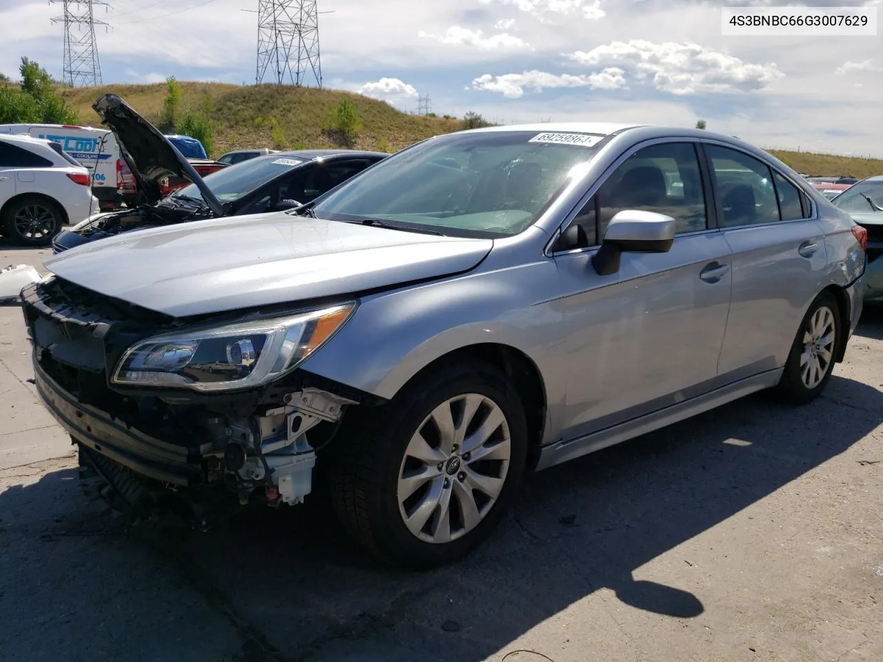 2016 Subaru Legacy 2.5I Premium VIN: 4S3BNBC66G3007629 Lot: 69259864