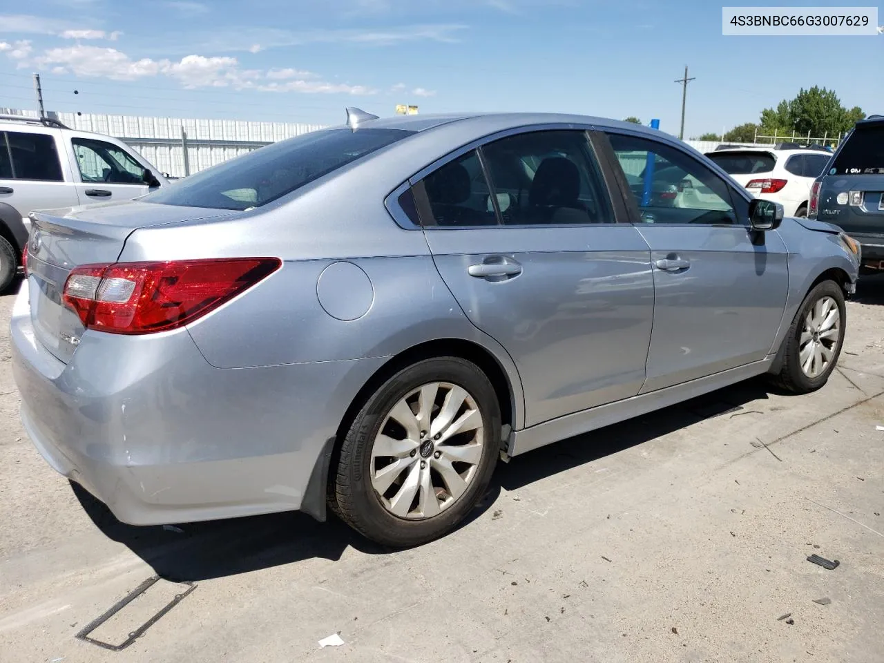 2016 Subaru Legacy 2.5I Premium VIN: 4S3BNBC66G3007629 Lot: 69259864