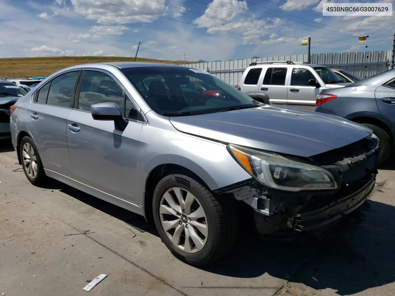 4S3BNBC66G3007629 2016 Subaru Legacy 2.5I Premium