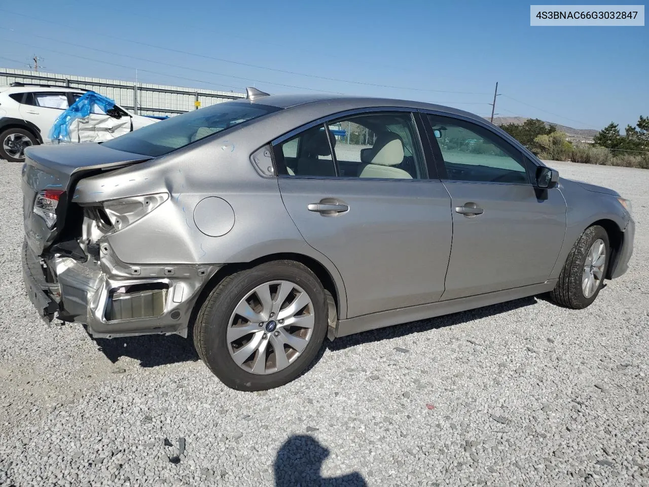 2016 Subaru Legacy 2.5I Premium VIN: 4S3BNAC66G3032847 Lot: 69611594