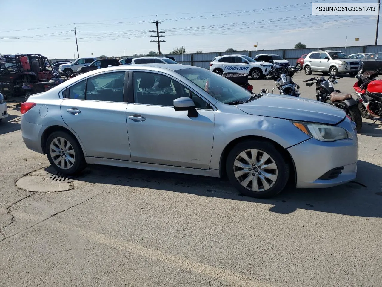 2016 Subaru Legacy 2.5I Premium VIN: 4S3BNAC61G3051743 Lot: 71174494