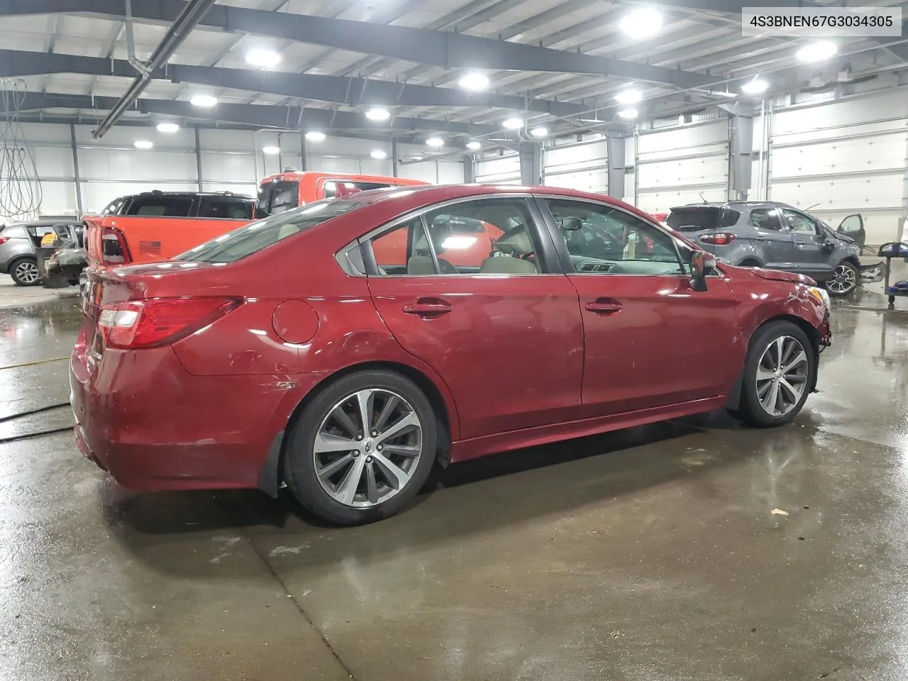 2016 Subaru Legacy 3.6R Limited VIN: 4S3BNEN67G3034305 Lot: 71368514