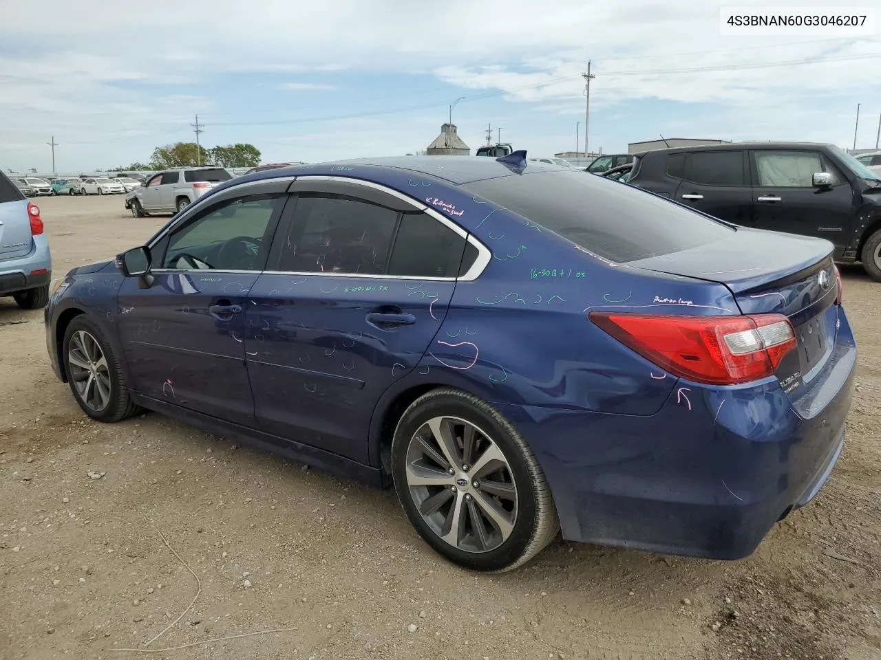 2016 Subaru Legacy 2.5I Limited VIN: 4S3BNAN60G3046207 Lot: 71863864