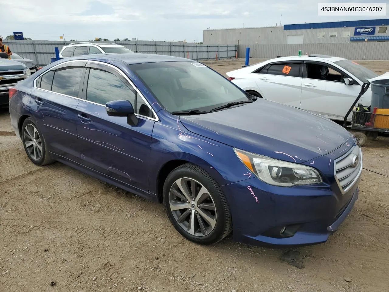 2016 Subaru Legacy 2.5I Limited VIN: 4S3BNAN60G3046207 Lot: 71863864