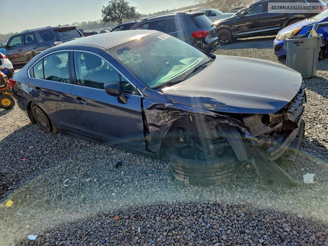 4S3BNAA60G3023015 2016 Subaru Legacy 2.5I