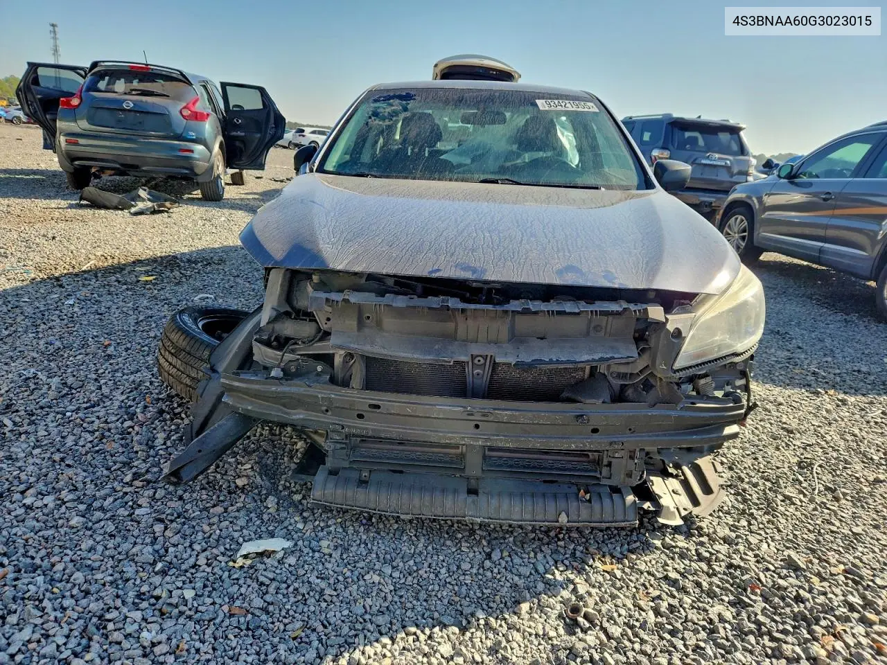 4S3BNAA60G3023015 2016 Subaru Legacy 2.5I