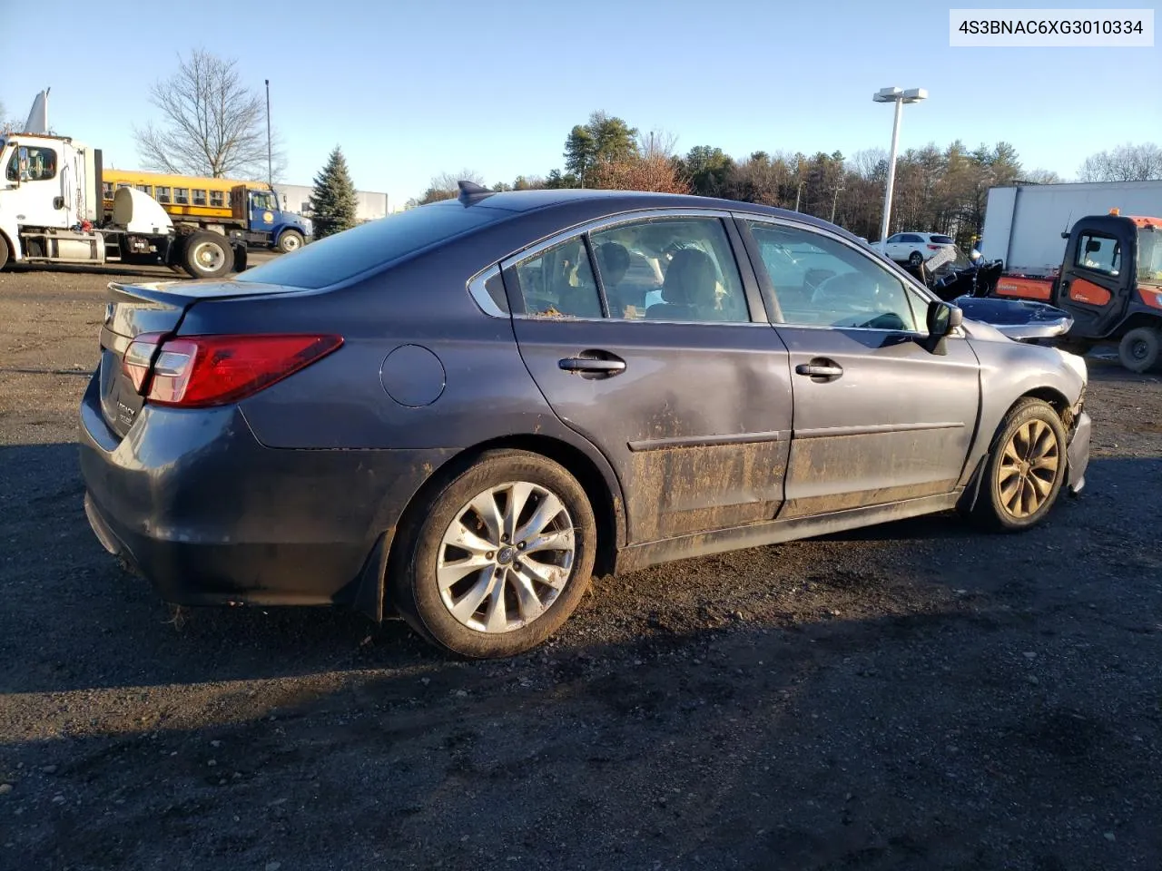 2016 Subaru Legacy 2.5I Premium VIN: 4S3BNAC6XG3010334 Lot: 81263893