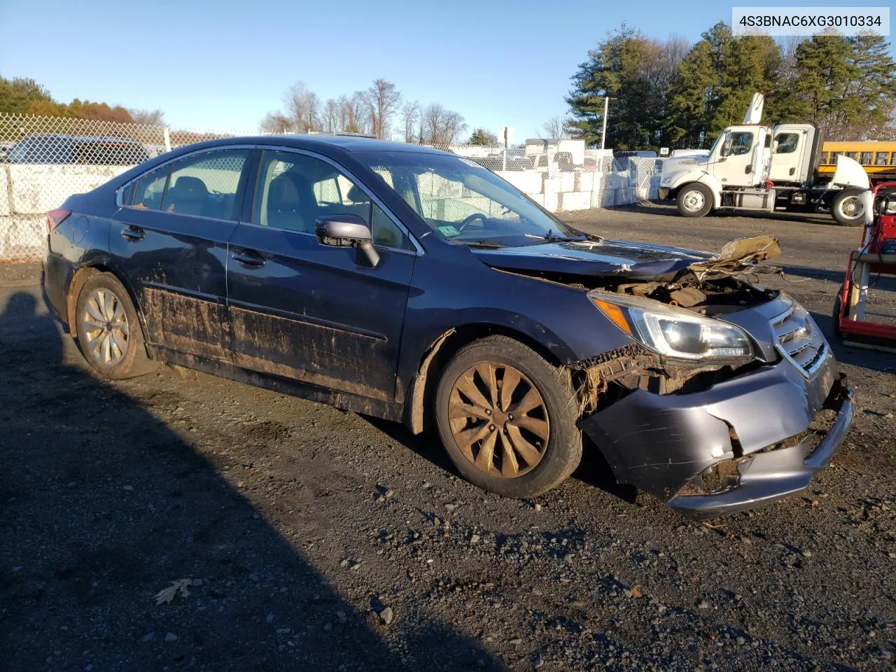 2016 Subaru Legacy 2.5I Premium VIN: 4S3BNAC6XG3010334 Lot: 81263893