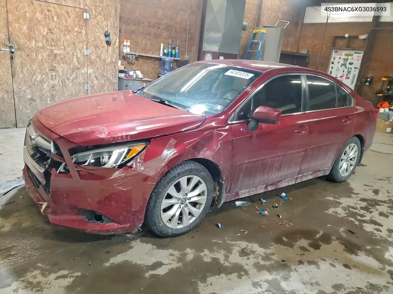 4S3BNAC6XG3036593 2016 Subaru Legacy 2.5I Premium