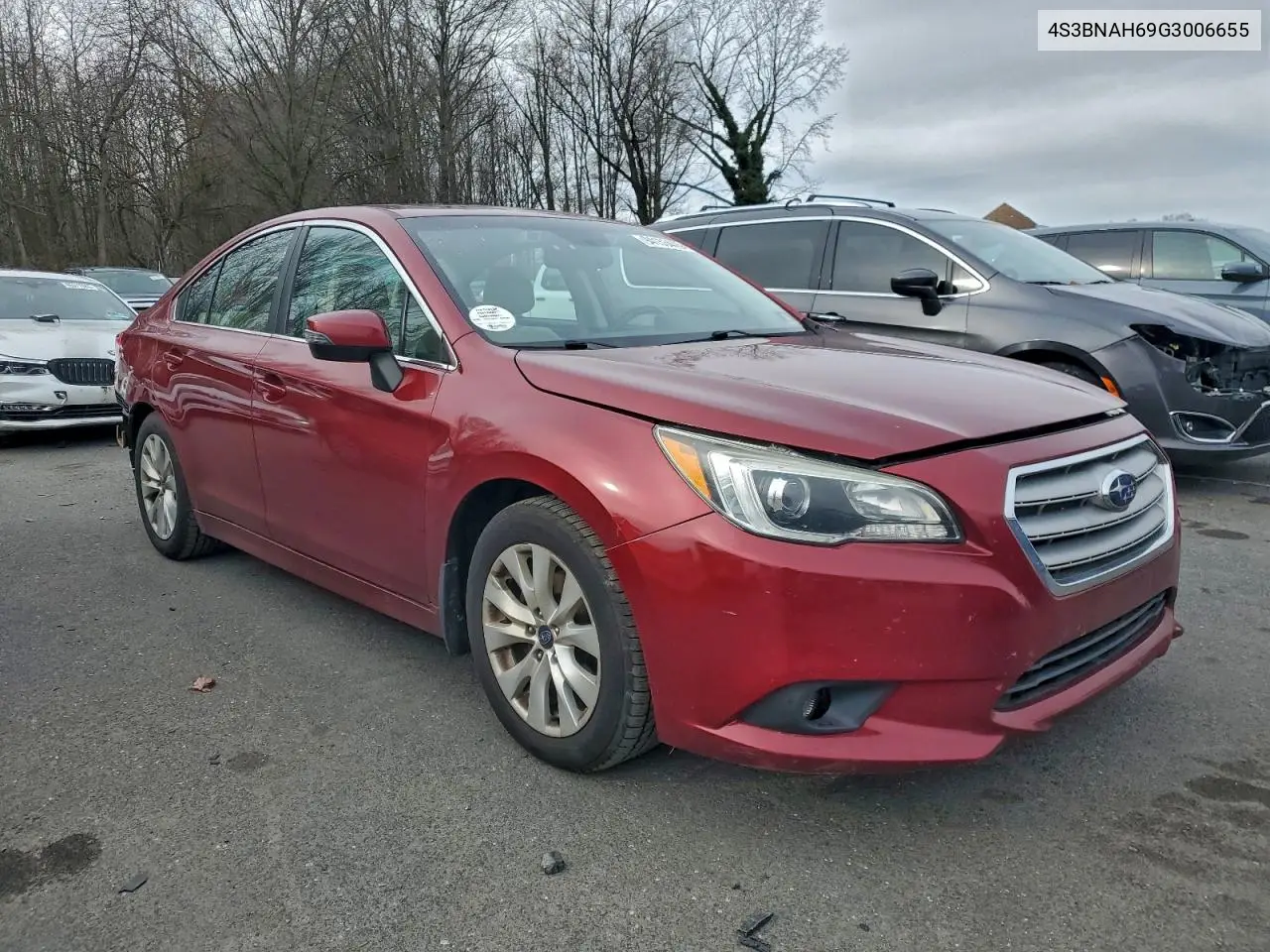 4S3BNAH69G3006655 2016 Subaru Legacy 2.5I Premium