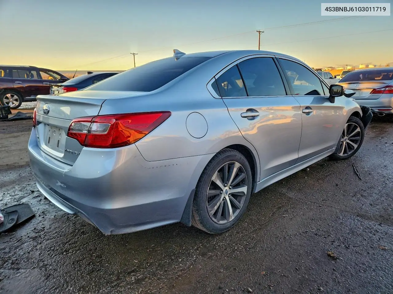 4S3BNBJ61G3011719 2016 Subaru Legacy 2.5I Limited