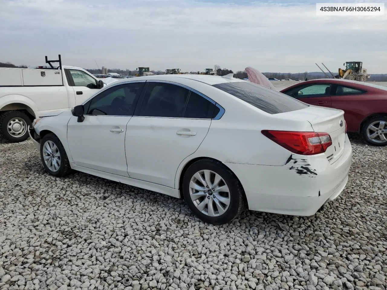 2017 Subaru Legacy 2.5I Premium VIN: 4S3BNAF66H3065294 Lot: 41860564