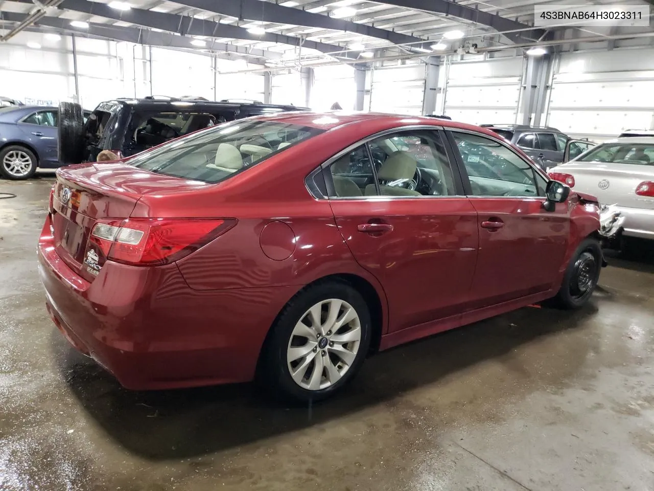 4S3BNAB64H3023311 2017 Subaru Legacy 2.5I