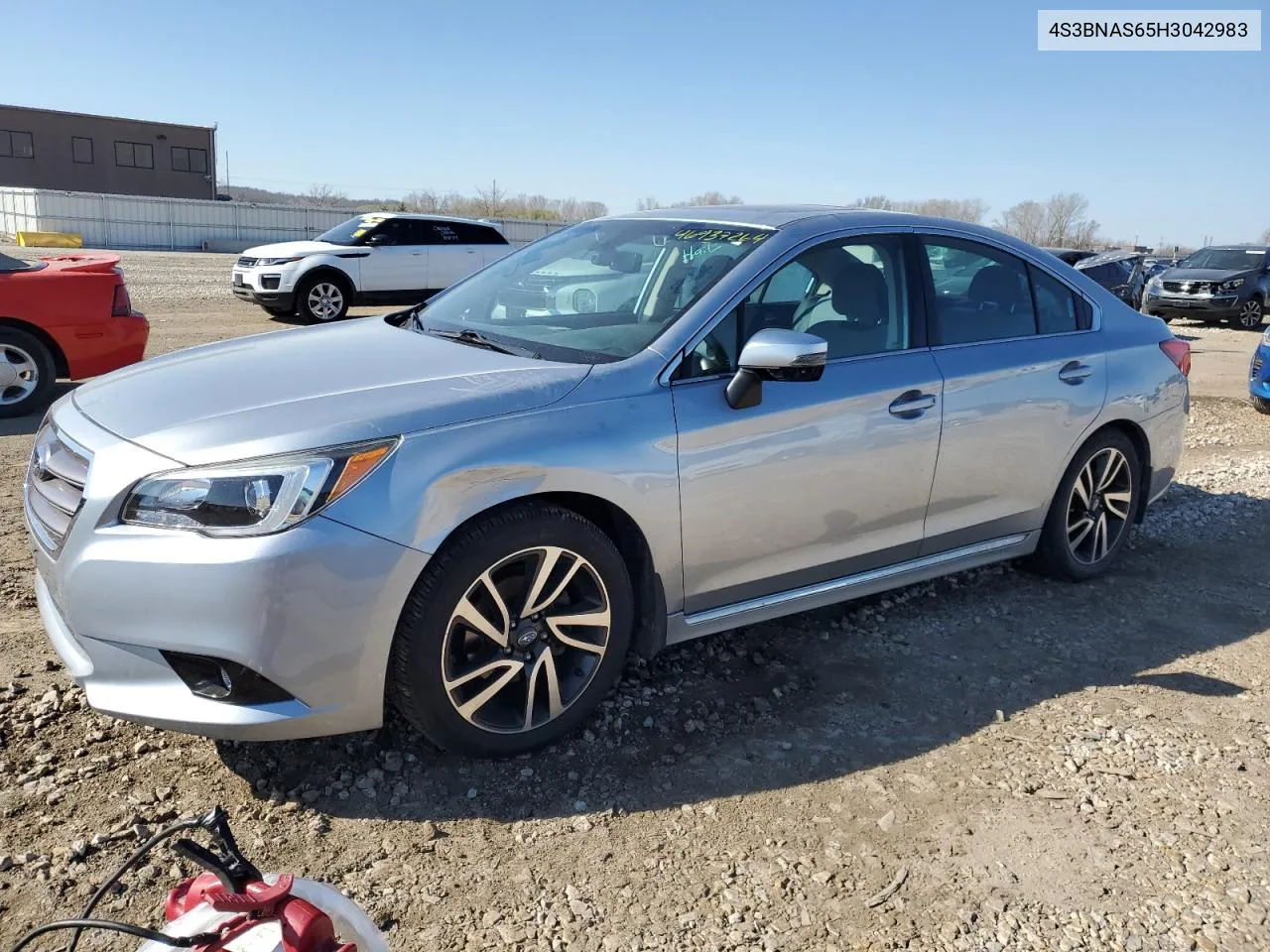 4S3BNAS65H3042983 2017 Subaru Legacy Sport